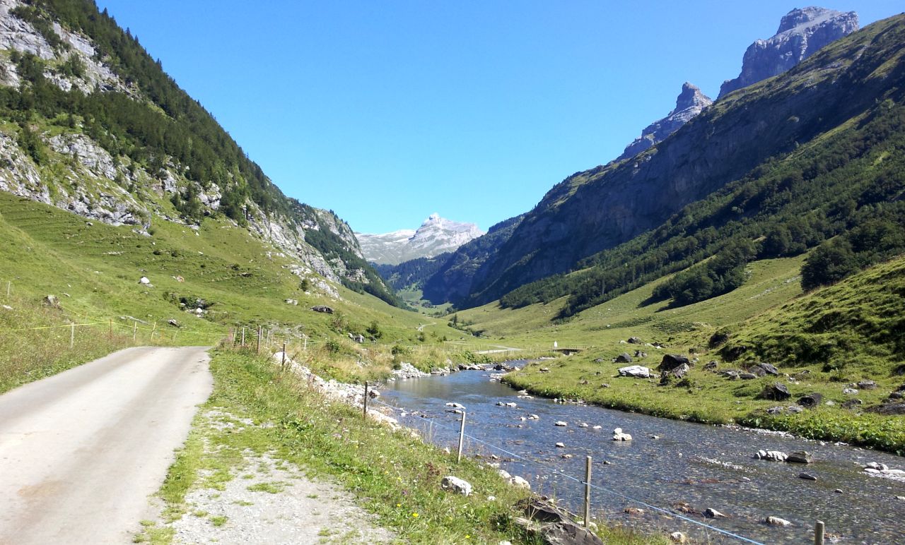 Richtung Engstlenalp...