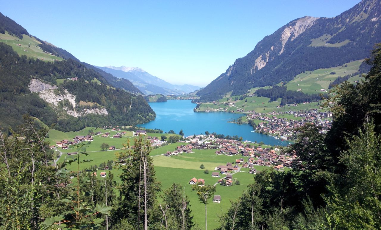 Herrlicher Aussichtspunkt auf den Lungernsee...